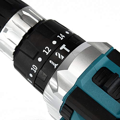 SP-Cow Akkuschrauber 21volt, Akku-Bohrschrauber 1500 mAh, 32Nm Drehmoment, 19+1 Drehmomentstufen, mit 2 Lithium Akkus… – Bild 4