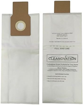 Premium Micro Allergen Vacuum Bags (9-Pack) | Compatible with Kenmore Type U, 50688, 50690; Panasonic Type U-2; Miele Type Z | High-Filtration, Lined Replacement Bags