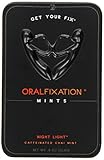 Oral Fixation Mints Night Light, Caffeinated Chai Mint, 0.8-Ounce Tins (Pack of 12)