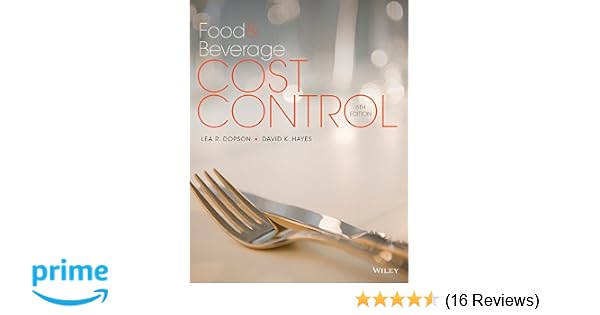 FOOD AND BEVERAGE COST CONTROL BY LEAR DOPSON PDF