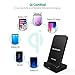 Wireless Charging Stand RAVPower 2 Coils Qi Certified Fast Wireless Charger 10W Qi for Galaxy S9, S9+, S8, S7 & Note 8, 5W Compatible iPhone XS MAX XR X 8 Plus and All Qi-Enabled Devices