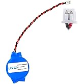 LeFix CMOS Battery for Intel NUC and AsRock AM1H-ITX Motherboard PS2 PS3 PlayStation Slim - Laptop Backup BIOS RTC 3V CR2032 