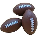 LMC Foam Footballs Red White Blue 3 Pack 7.25 Inches