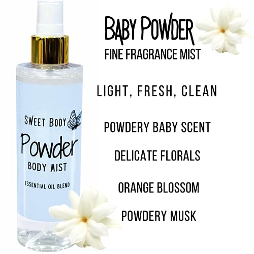Talcum Powder Soft Powdery Scent Perfume Sweet Body BABY