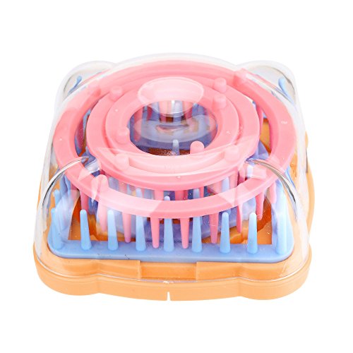 Hand-Woven DIY Tool Loom Yarn Handcraft Flower Corsage Craft Maker Weaver Kit Knitting Machine Weaving