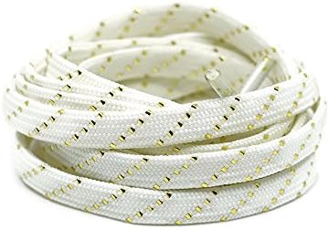 Gold Stripe Shoelaces - NMD/Ultraboosts / (Shoes with 4-5 Aglets)