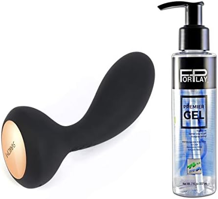 Elegant Contoured Shape P Stimulator by SVAKOM & 7 Oz ForPlay Water-Based Lubricant