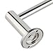 BEIYI Bath Towel Rack Chrome Polished Stainless Steel Single Bar