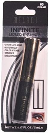 Milani Infinite Liquid Eyeliner, Everlast (Black), 3 Pack
