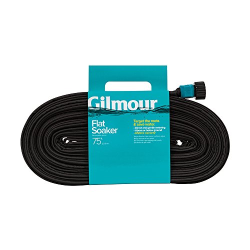Gilmour Garden Hose Flat Soaker Black 75 feet 870751-1001