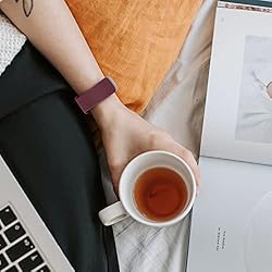 Meliya Replacement Silicone Wristbands for Fitbit