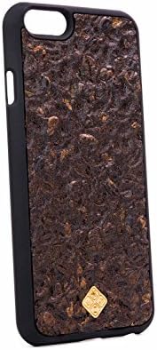 Organika Organic iPhone 5/5S/SE PLUS Case | Natural, Textured Backing & Fresh Scents of Coffee | Snap-On Edge-to-Edge TPU Bumper Protection