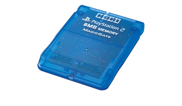 Amazon Com プレイステーション2専用 光るメモリーカード 8mb クリアブルー Everything Else