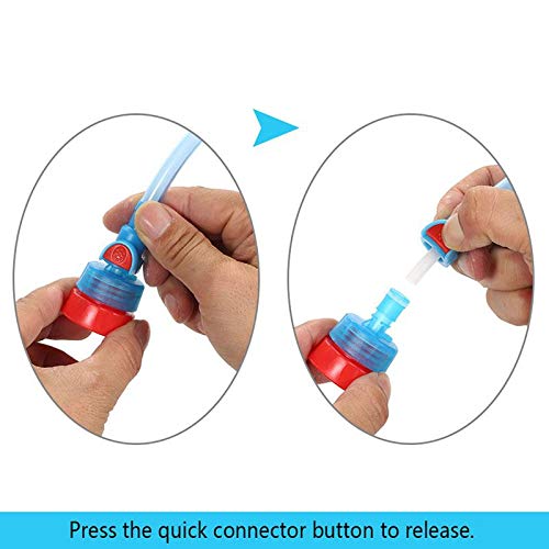 Umiwe Drink Tube Replacement, Outdoor Convertube Water Bottle Adapter Into A Hydration System, Compatible with Most Popular Water Drink Bottle - Thumbnail 3