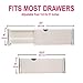 RAPTUROUS Adjustable Drawer Dividers, 4