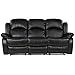 Case Andrea MilanoTM Bonded Leather Double Recliner Sofa