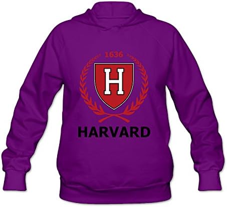 Women's HARVARD H Long Sleeve Hooded Sweatshirt Ash