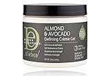 Design Essentials Natural Defining Hair Crème Gel for Hold, Definition and Shine-Almond & Avocado Collection, 16oz.
