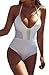 Ybenlow Women's Sexy V Neck Halter One Piece Monokini Beachwear Bikini Swimwuits