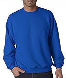 Jerzees Men's 562MR Crew Neck Sweatshirt, Royal , Large