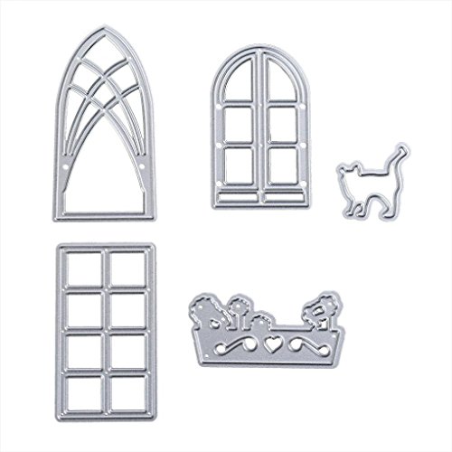 Anboo Chic Cutting Dies For DIY Album Paper Card Scrapbooking Metal Stencils Embossing Art Craft Gift (Window)