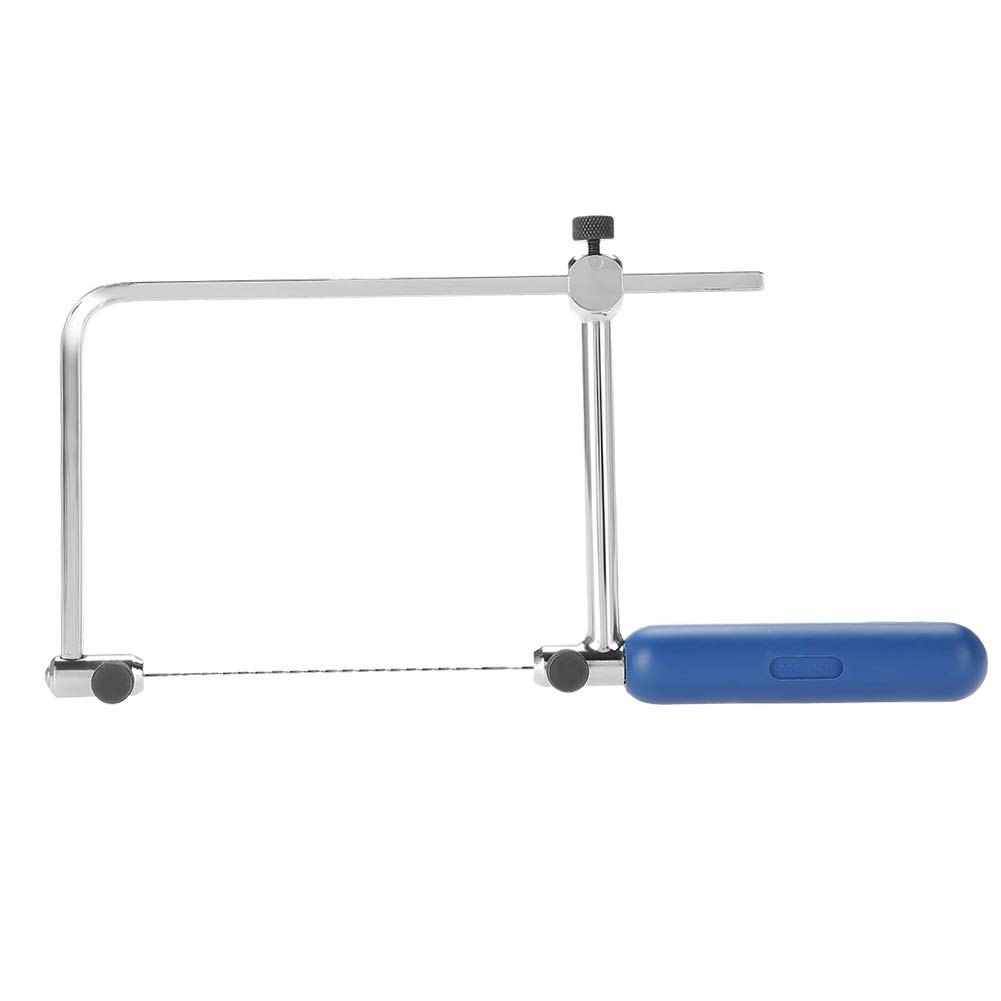 Professional U Shaped Saw Frame with 6 Spiral Saw Blades Adjustable Cutting Tool Jewelry Making Kit