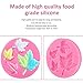 5 Pack Leaf Fondant Silicone Mold 3D Mini Maple Leaf Rose Shaped Leaves DIY Cake Mold Cupcake Decoration Tool Assorted