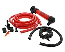 ABN Siphon / Syphon Kit &ndash; Pump, Tubes, Connectors, Adapters &ndash; Fuel, Gasoline Gas, Water, Oil, Fluid Transfer & Inflator