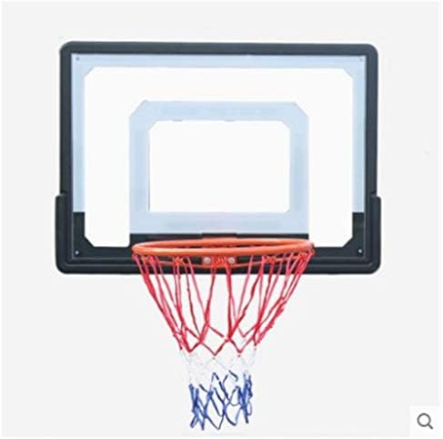 バスケットゴール 屋外 家庭用 キッズウォールマウントバスケットボールシステム 室内吊りバスケットボール盤 Pvcバックボード 2つのインストール方法 超軽量 超薄型 超安全