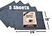 Graphite Transfer Carbon Paper - Transfer Paper for Tracing Designs to Your Wood Projects, (5 Extra Large Sheets - 18