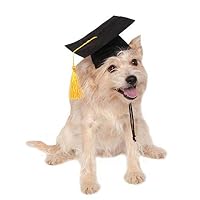 xiaokkiss Puppy Hat Dog Graduation Cap Pet Costume Academic Cap