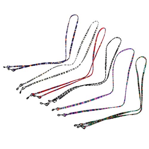 Bettal 2 Pcs Glasses Holder Strap Cord - Eyeglasses String Holder Chain Necklace - Glasses Cord Lanyard Eyeglass Retainer (Red)