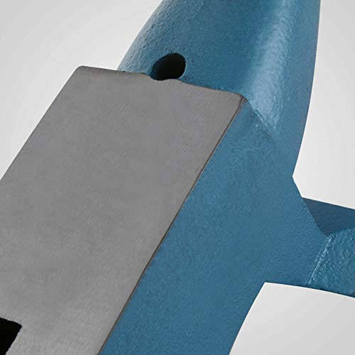 9TRADING 66 LBS Round Horn Anvil Solid Blacksmith Forged Steel Metal Work Heat Treated - Thumbnail 6