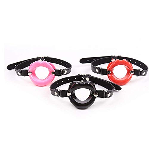Palla-con-bocca-morbida-regolabile-in-silicone-nero-Gioco-di-ruolo-Giocattolo-restrittivo-gola-gola-schiava
