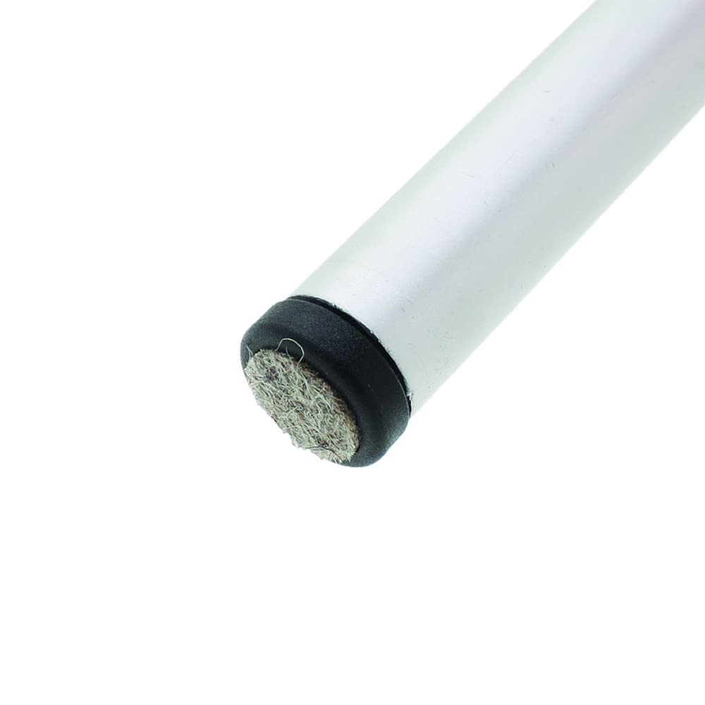 16x Round Tube Inserts with Protective Felt Pad - Various Sizes - End Caps Stoppers Plugs for Furniture, Tables & Chairs by Lifeswonderful (25 mm)