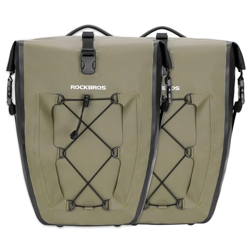 ROCKBROS Gepäckträgertasche 100% Wasserdicht mit Tragegriff 2 Stückc