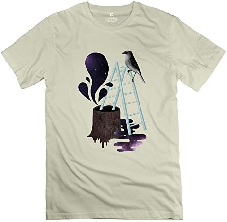 Men Crew-Neck Ladder And Dove Tee M Natural