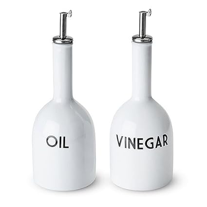 Buy Carafe Ceramic Oil And Vinegar Pourer Set By True Online At