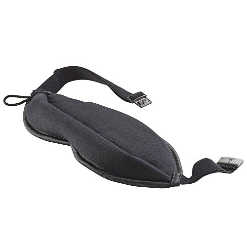 Lewis N. Clark Comfort Eye Mask With Adjustable Straps Blocks Out All Light, Blue