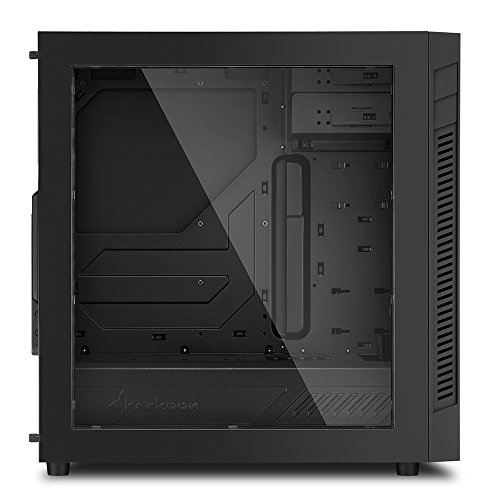Sharkoon-s25-w-Caja-de-Ordenador-pc-Gaming-semitorre-ATX-Negro