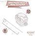Rose Gold 21st Birthday Decorations – Large, Pack of 18-21st Birthday Balloons | 21 Birthday Decorations | 21 Rose Gold Balloons | 21st Birthday Rose gold | 21 Bday Party Supplies Kit for Girls