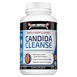 Candida Cleanse – 100% Money Back Guarantee – Extra Strength Yeast Infection Treatment – With Herbs, Antifungals, Enzymes, Probiotics – Kills Candida, Prevents Reoccurrence (60 Ct)