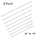 Si Tong 8 Pack Tension Rods,Spring Curtain Rods Window Rods for Kitchen Window Bathroom (28