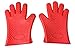Cooking Gloves Heat Resistant Heavy Duty Silicone Oven Mitts Multi Uses - Pot Holder Arthritis Jar Opener BBQ Grill Tool Home Outdoor Barbeque Grilling Accessories by Perfect Life Ideas