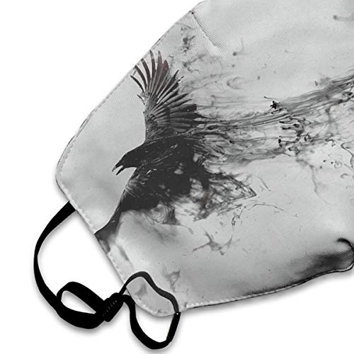 Sam-Uncle Anti Dust Face Mouth Cover Mask Ink Eagle Drawing Anti Pollution Breath Healthy Mask