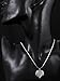 925 Oxidized Sterling Silver Celtic Angel Wings Heart Locket Pendant on Alloy Necklace Chain