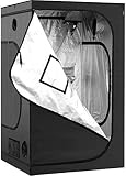 iPower GLTENTM1A Hydroponic Water-Resistant Grow Tent, 48" x 48" x 78", BLACK