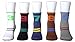 Maiwa Comfortable Cotton Almost Seamless Crew Socks for Boys Kids 5 Pack