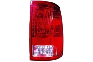 Passenger Side Taillight | Bulb Style Tail Lamp Lens, Housing | Compatible with 2009-2024 RAM 1500 Classic | 2010 RAM 2500/35