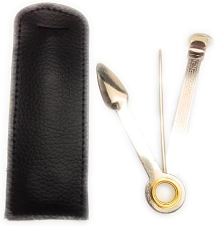 3 in 1 Stainless Steel Tamp &amp; Cleaning Tool with Case for PAX Vape Pipe Kit